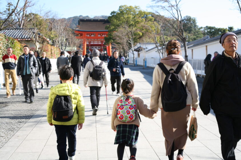 初詣に京都の伏見稲荷に行ってきました